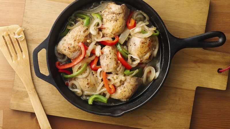 Savory Chicken with Peppers