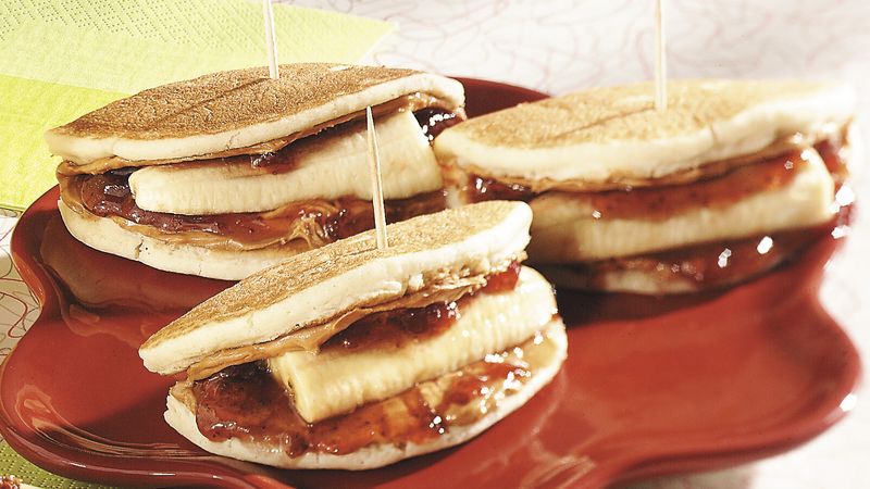 Banana-Peanut Butter Pancake Wraps