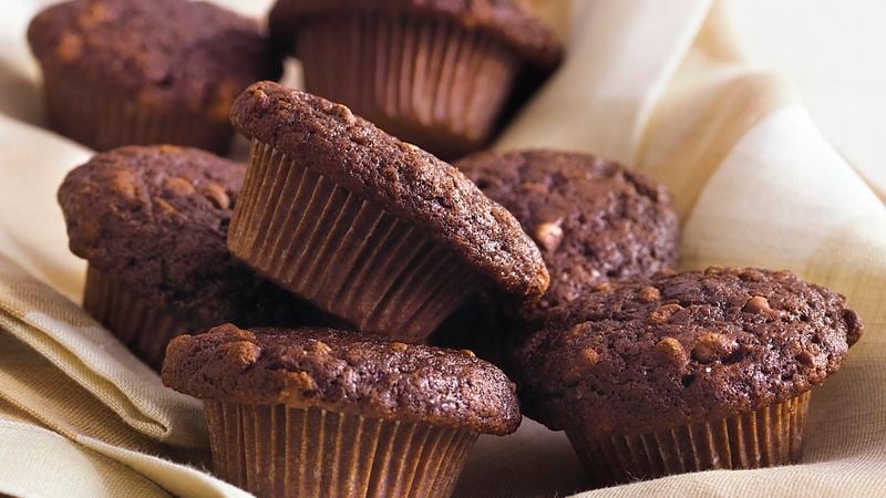 Double Chocolate Mini Muffins