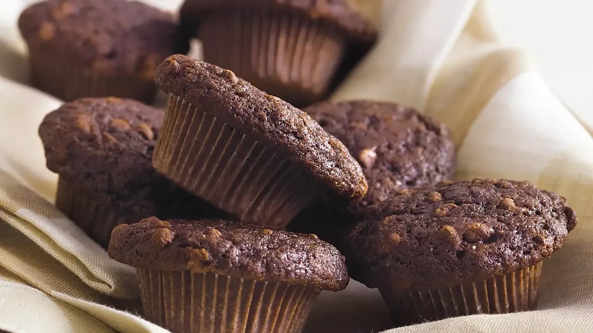 Double Chocolate Mini Muffins