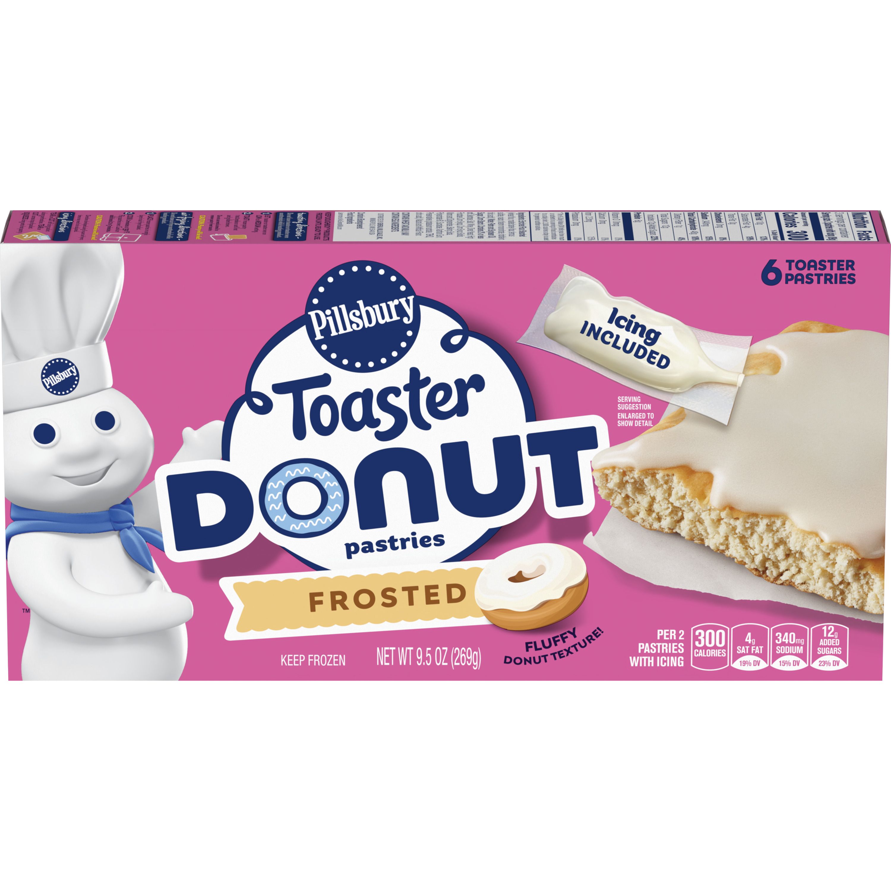 Pillsbury™ Toaster Donut, Frosted - Front