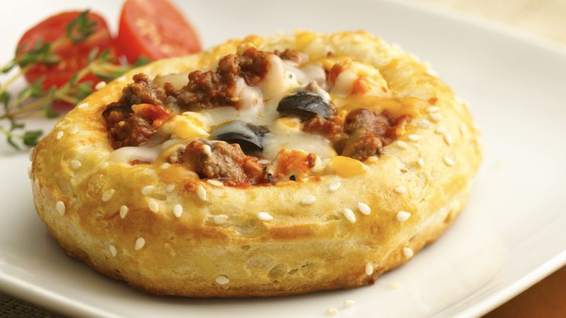Double Cheeseburger Pizza Rounds