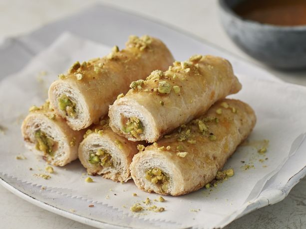 Apricot Pistachio Baklava Cigars