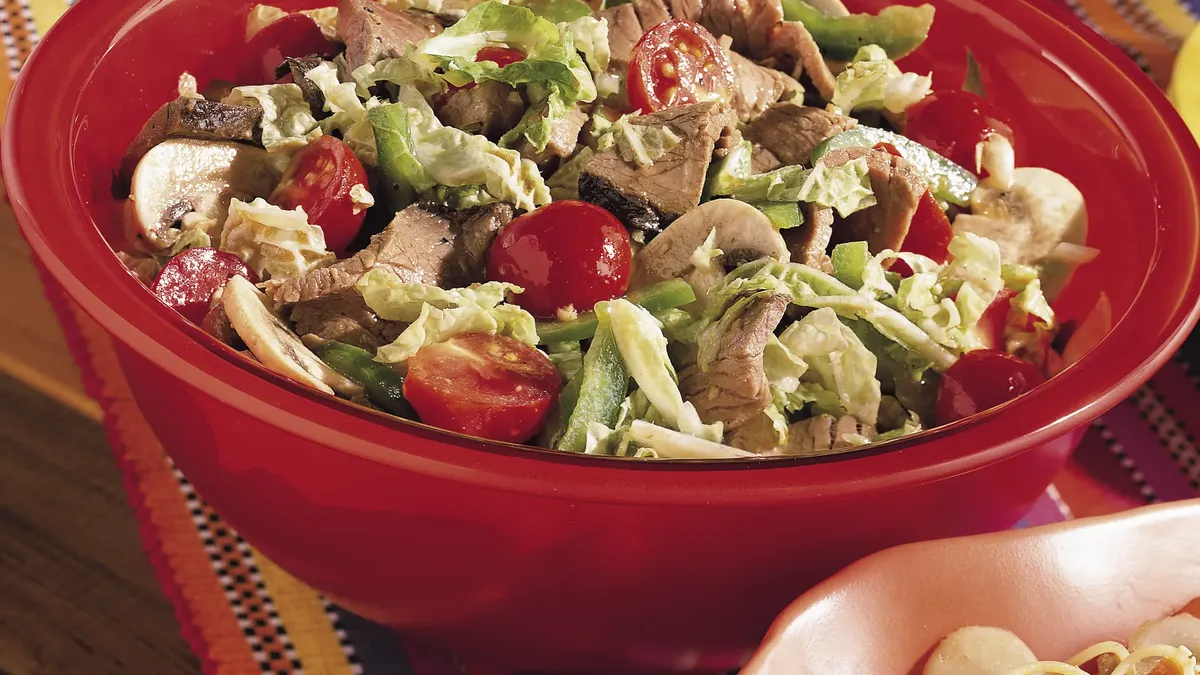 Pepper Steak Salad