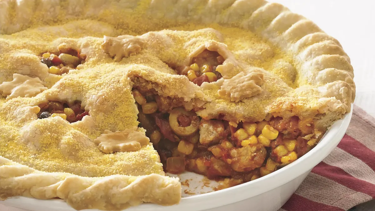 Pork Picadillo Pie