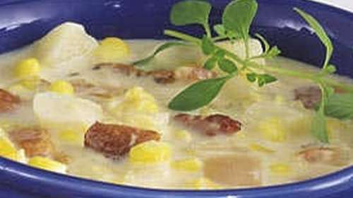 Slow-Cooker Potato and Double-Corn Chowder-image