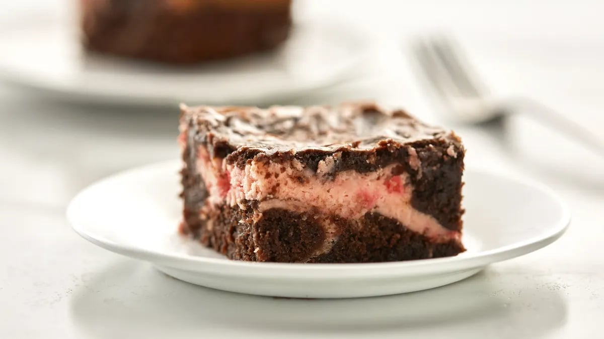 Maraschino Cherry Cream Cheese Brownies