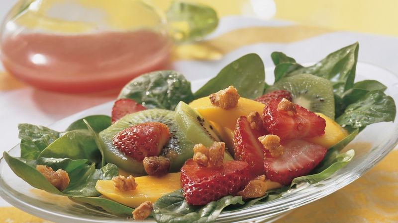 Tropical Fruit and Spinach Salad
