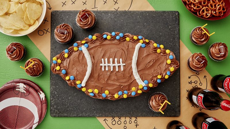 Football Cupcake Pull-Aparts Recipe - BettyCrocker.com