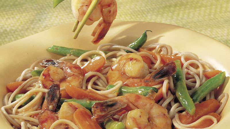 Japanese Shrimp and Soba Noodles