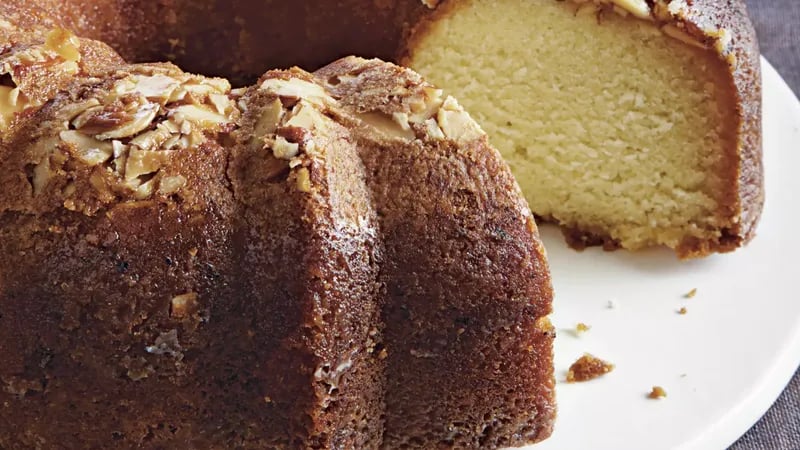 Amaretto Almond Pound Cake