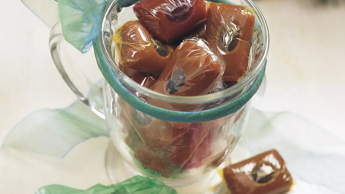 Hazelnut-Coffee Caramels