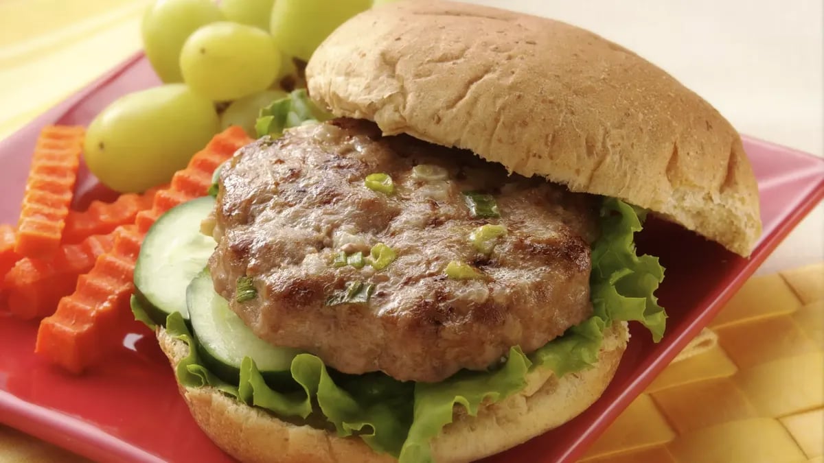 Asian Turkey Burgers