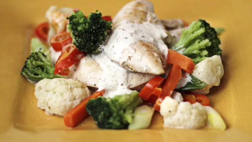 Sautéed Chicken Breast with Vegetables