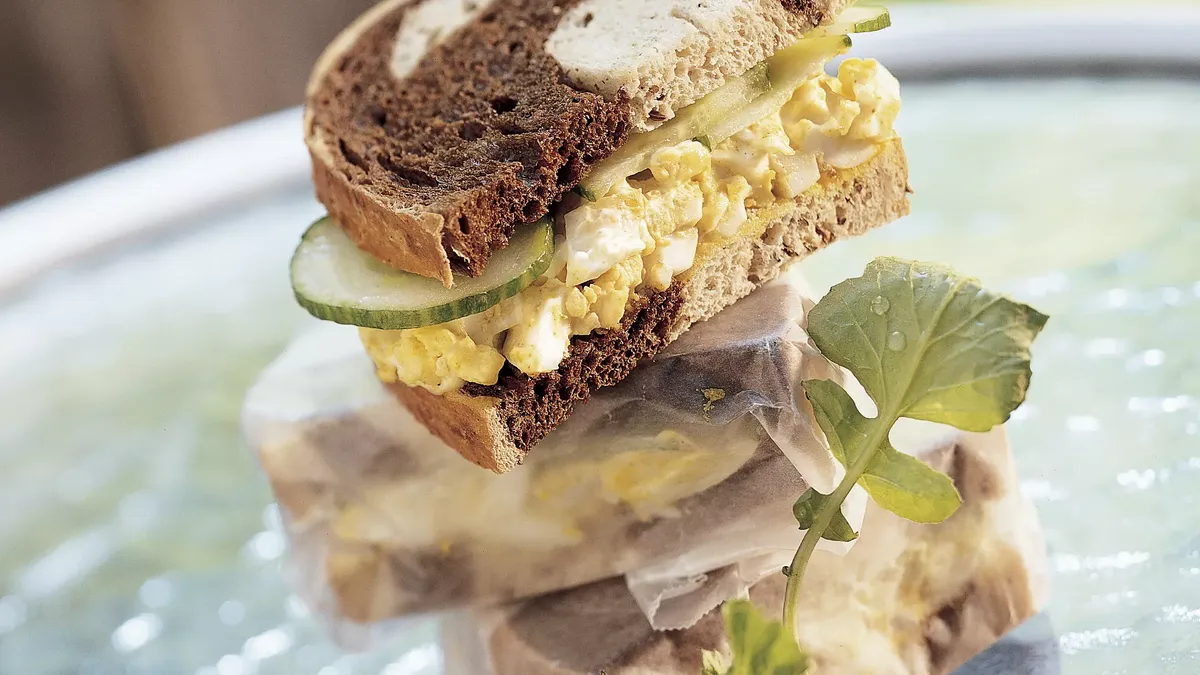 Curried Egg Salad Sandwiches