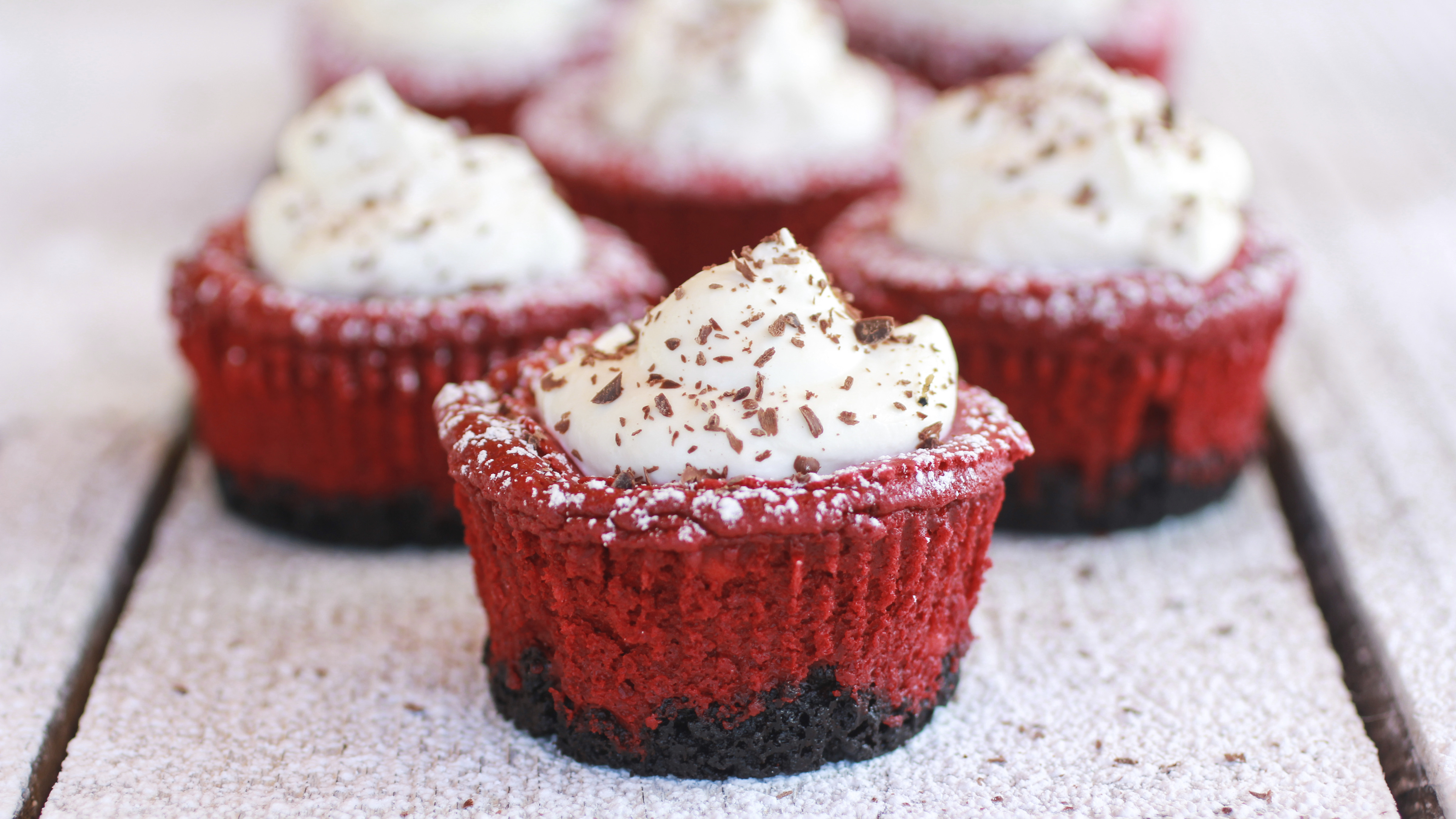 Red Velvet Cheesecake Mini Pies Recipe - BettyCrocker.com