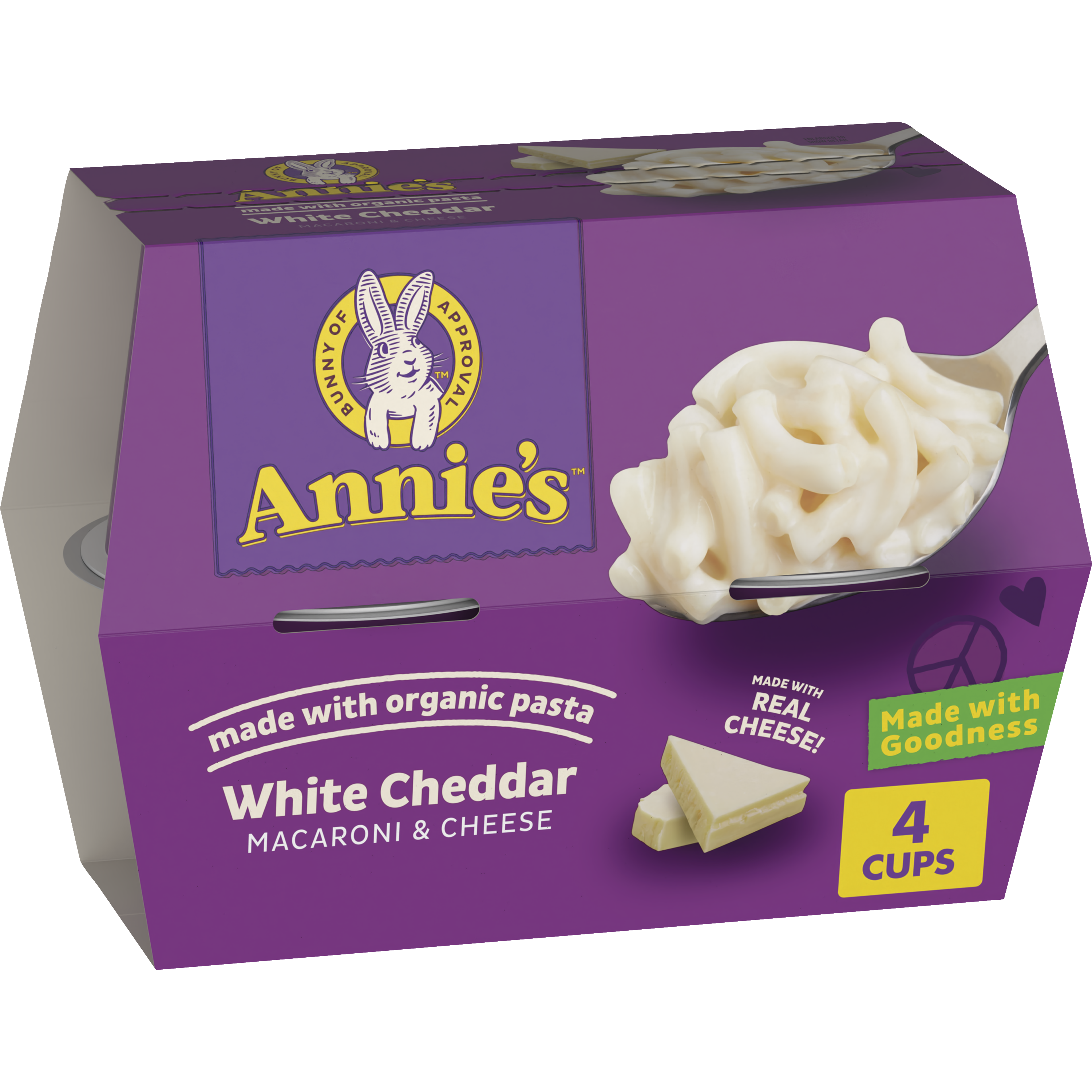 White Cheddar Microwavable Cups | Annie's