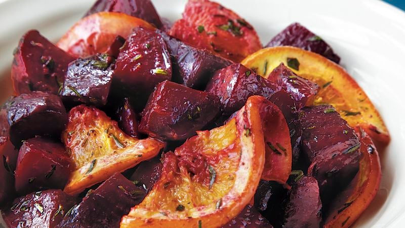 Roasted Beets and Oranges with Herb Butter
