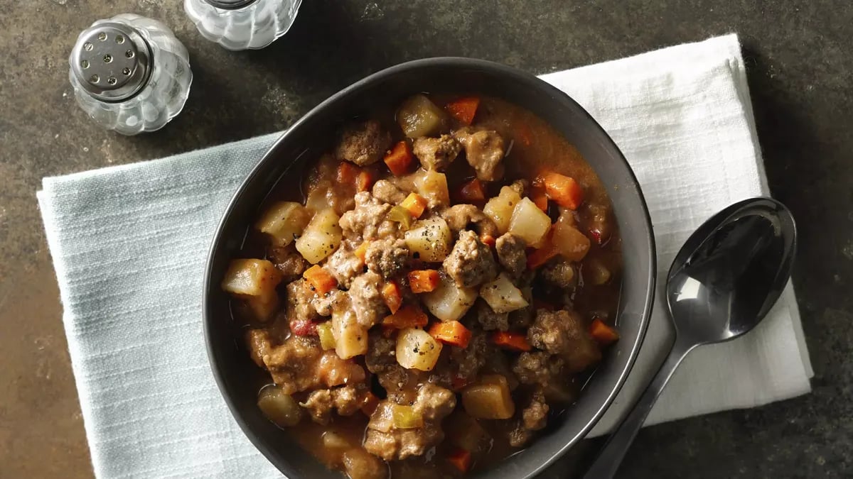 Slow-Cooker Hamburger Hash