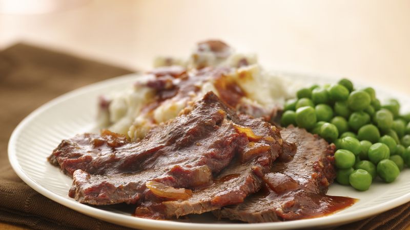 Slow-Cooker Sweet and Tangy Brisket