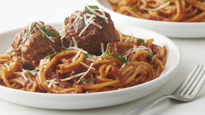 Instant Pot® Spaghetti with Meatballs