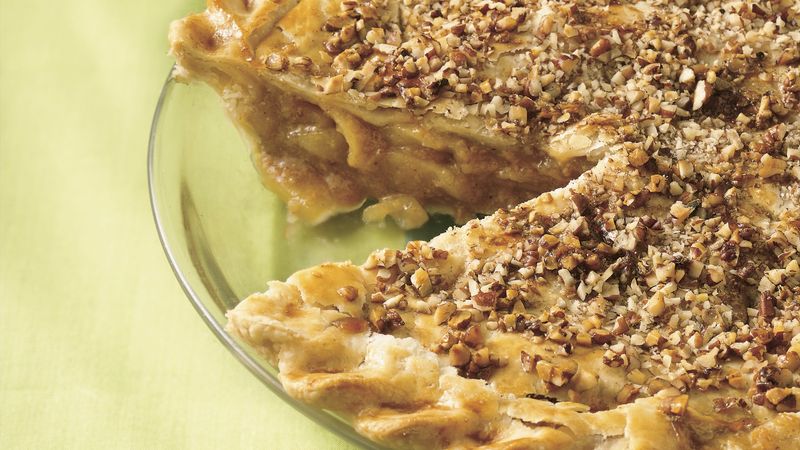 Caramel-Toffee-Apple Pie with Pecans