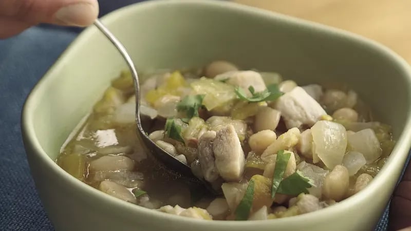 Green Chile, Chicken and Bean Chili