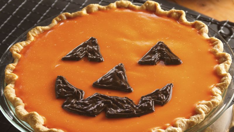 Jack-o'-Lantern Orange-Pumpkin Pie