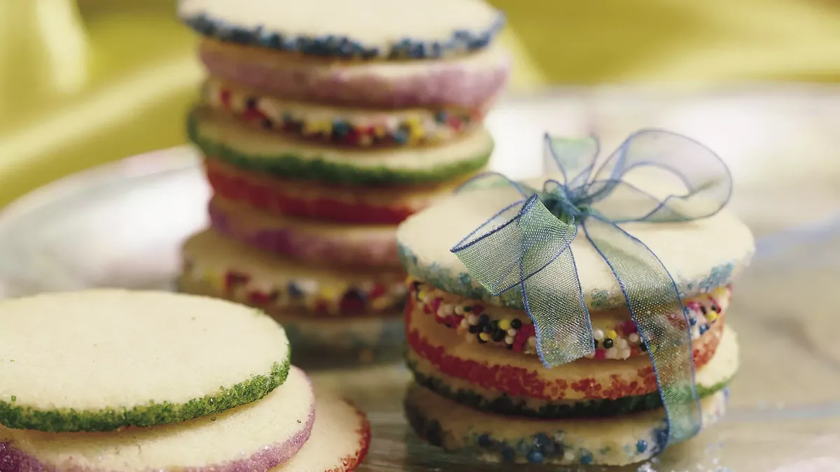 Icebox Christmas Cookie Rounds