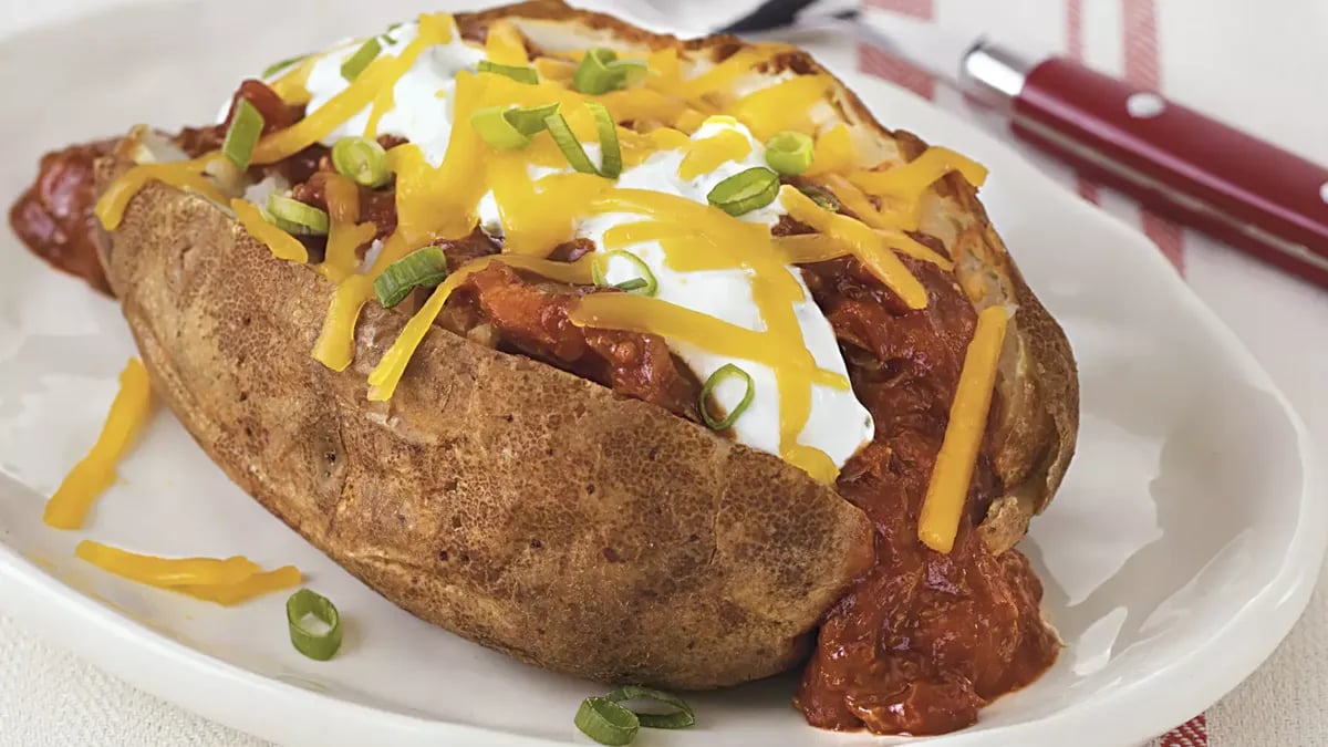 Barbecue-Stuffed Potatoes