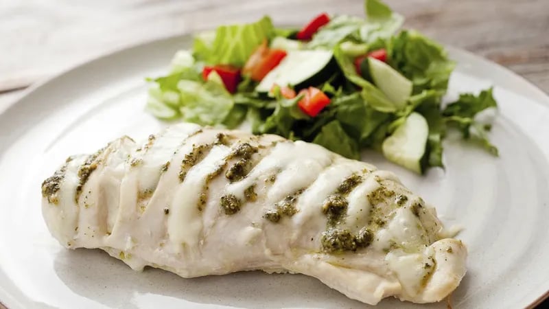 Pesto Hasselback Chicken