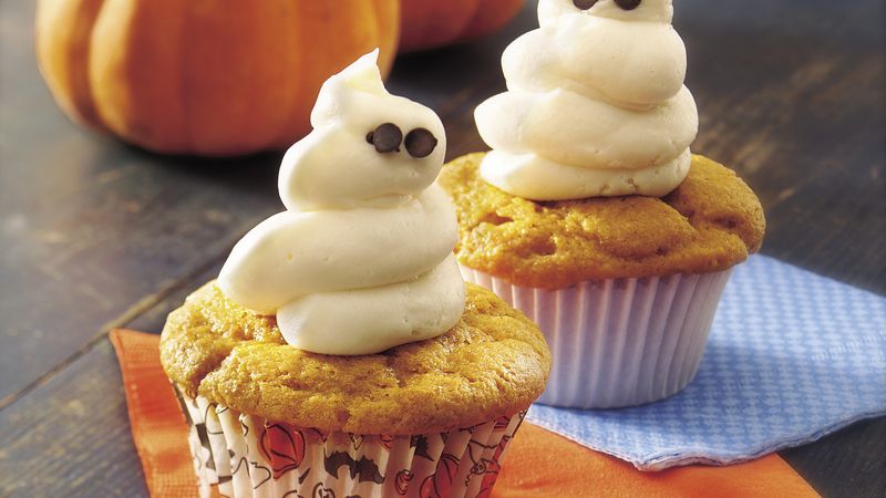 Friendly Ghost Cupcakes