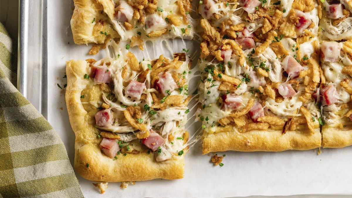 Chicken Cordon Bleu Tart