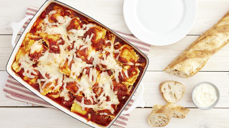 Easy Ravioli Bake