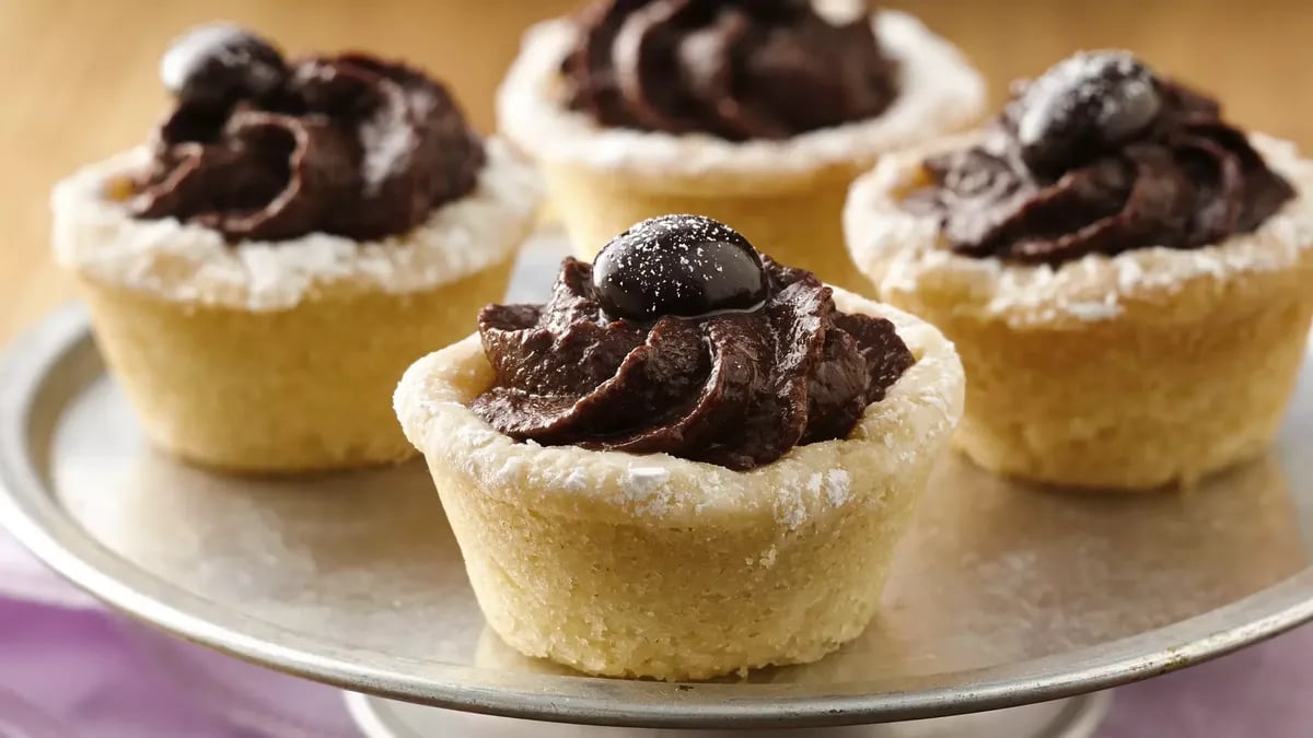 Mocha Hazelnut Truffle Tartlets