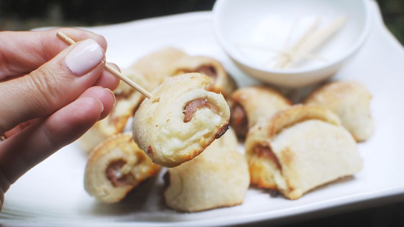 Ham and Cheese Roll-Up Bites