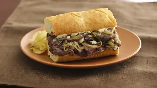 Roast Beef and Gorgonzola Hoagies
