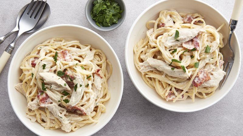 Slow-Cooker Bacon-Ranch Chicken and Pasta