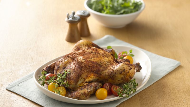 Rotisserie Spiced Chicken Recipe - BettyCrocker.com