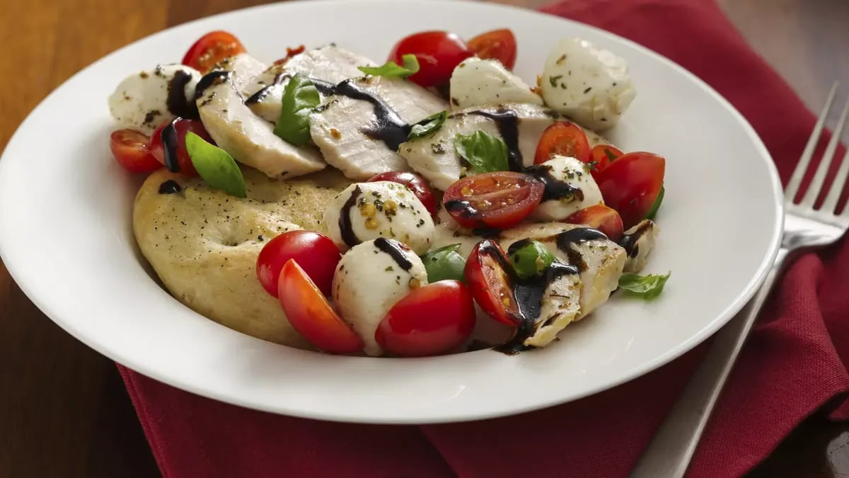 Chicken Caprese Focaccia