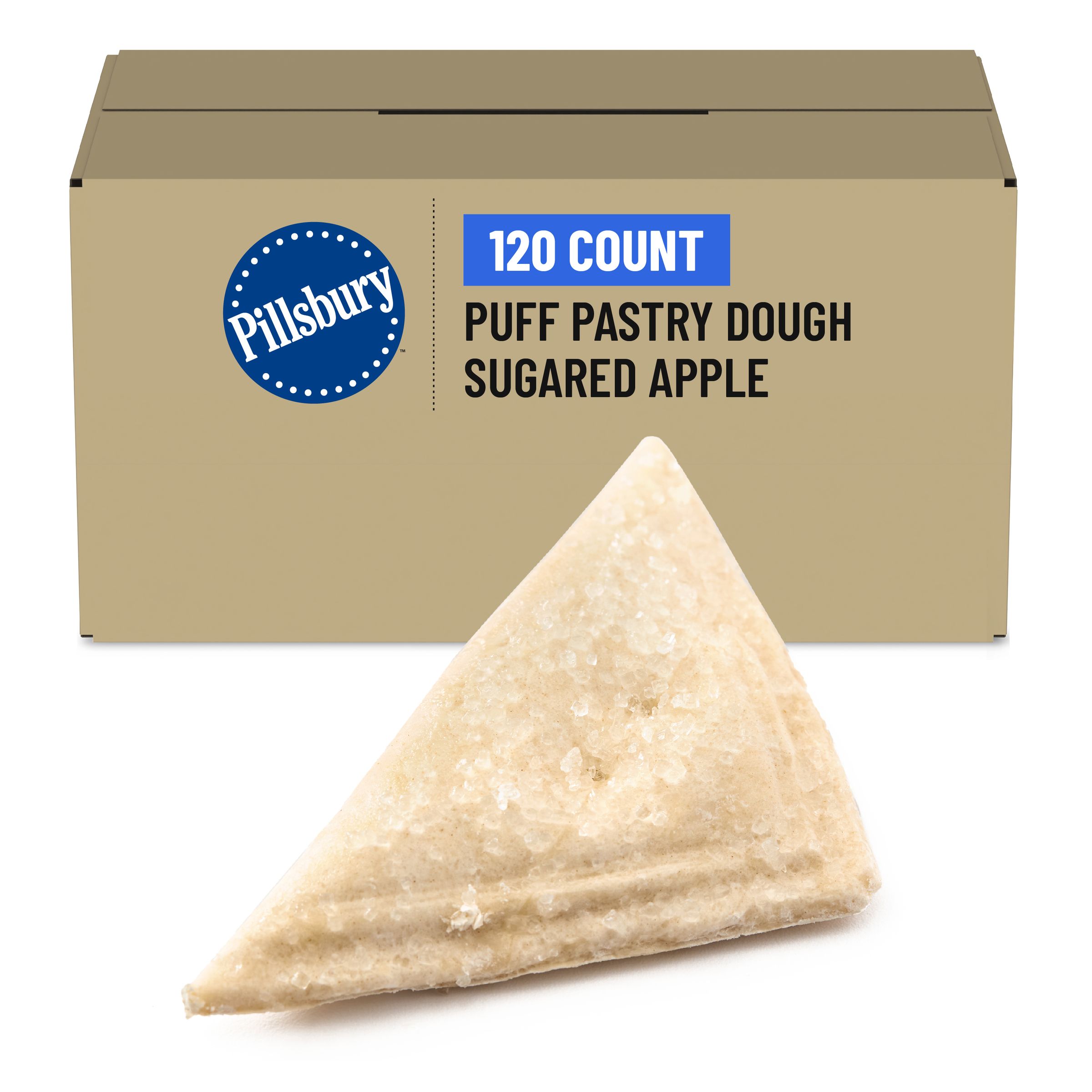  Case Optimized Hero Pillsbury(TM) Frozen Turnover Dough Sugared Apple (120 ct) 2.5 oz