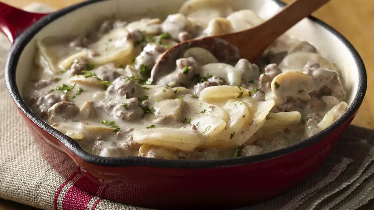 Potatoes Stroganoff