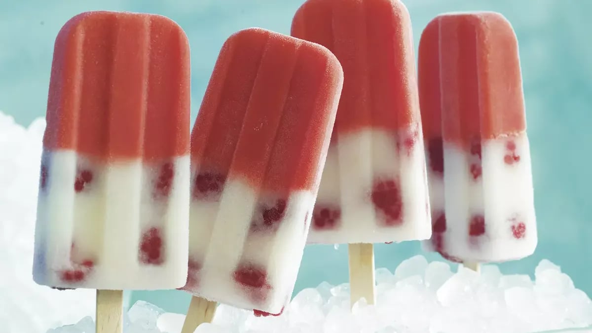 Raspberry Lemonade Pops