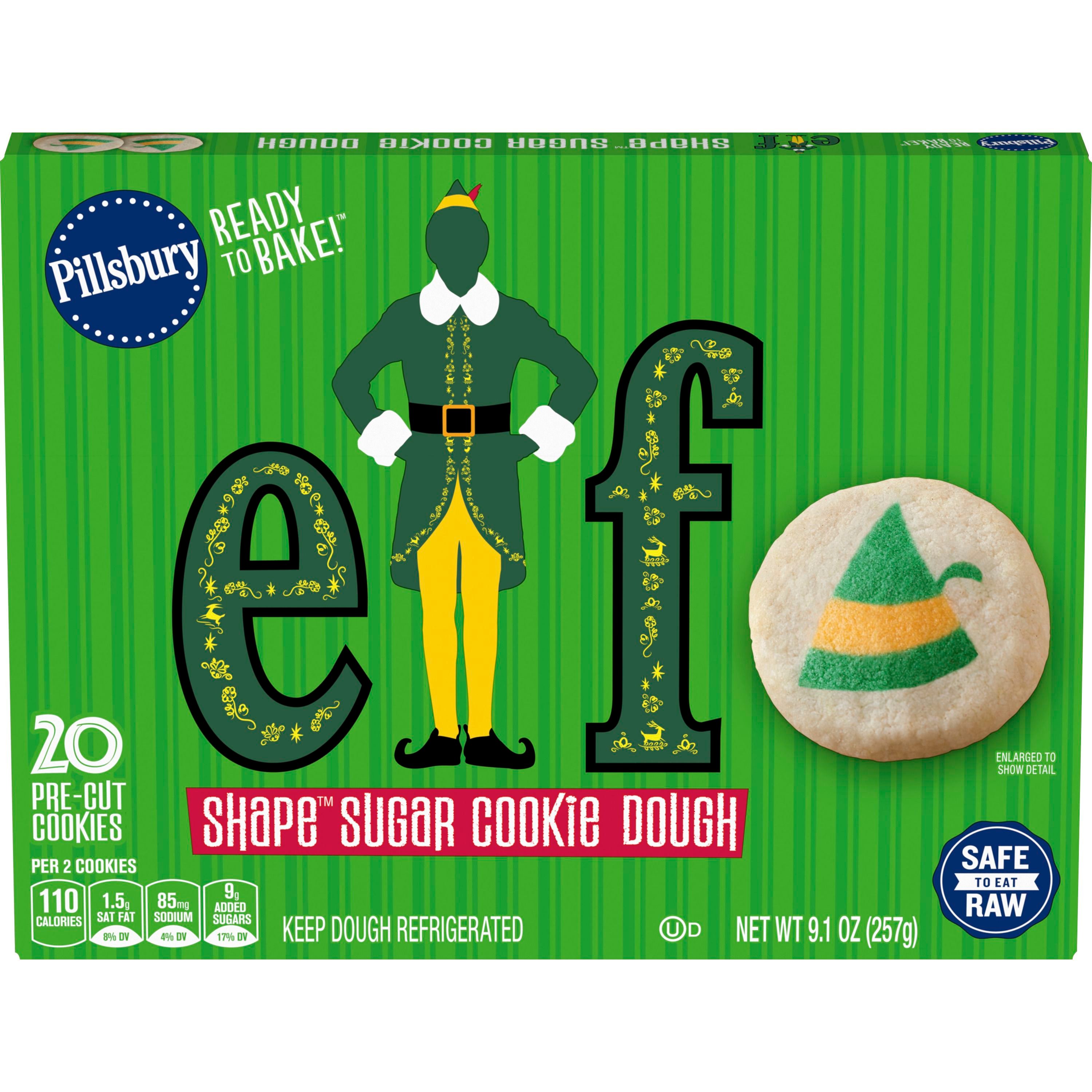 Pillsbury™ Shape™ Elf Sugar Cookie Dough - Front