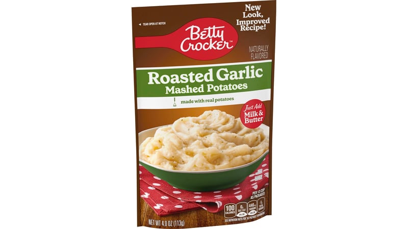 Idahoan Mashed Potatoes, Roasted Garlic, Family Size