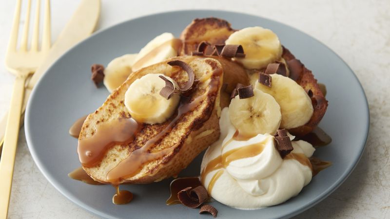 Easy French Toast, Banoffee-Style