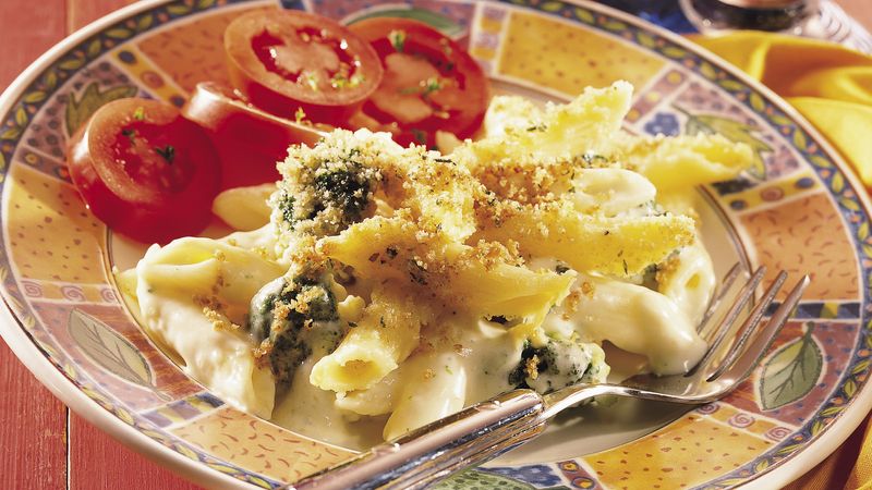 Penne and Cheese Gratin