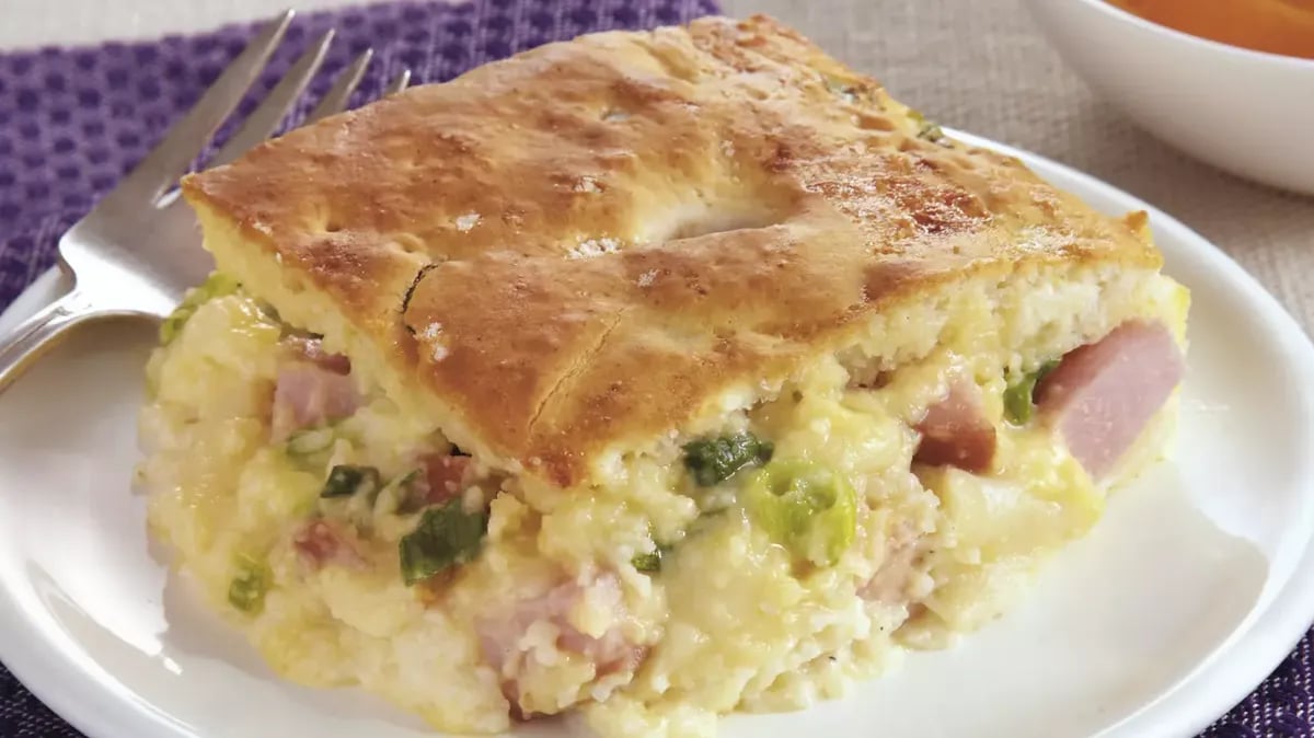 Savory Ham and Swiss Casserole