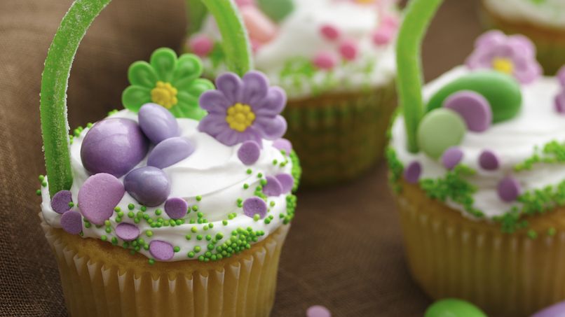 Easter Basket Cupcakes
