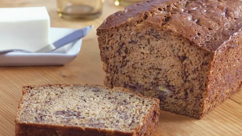 Peanut Butter Banana Bread